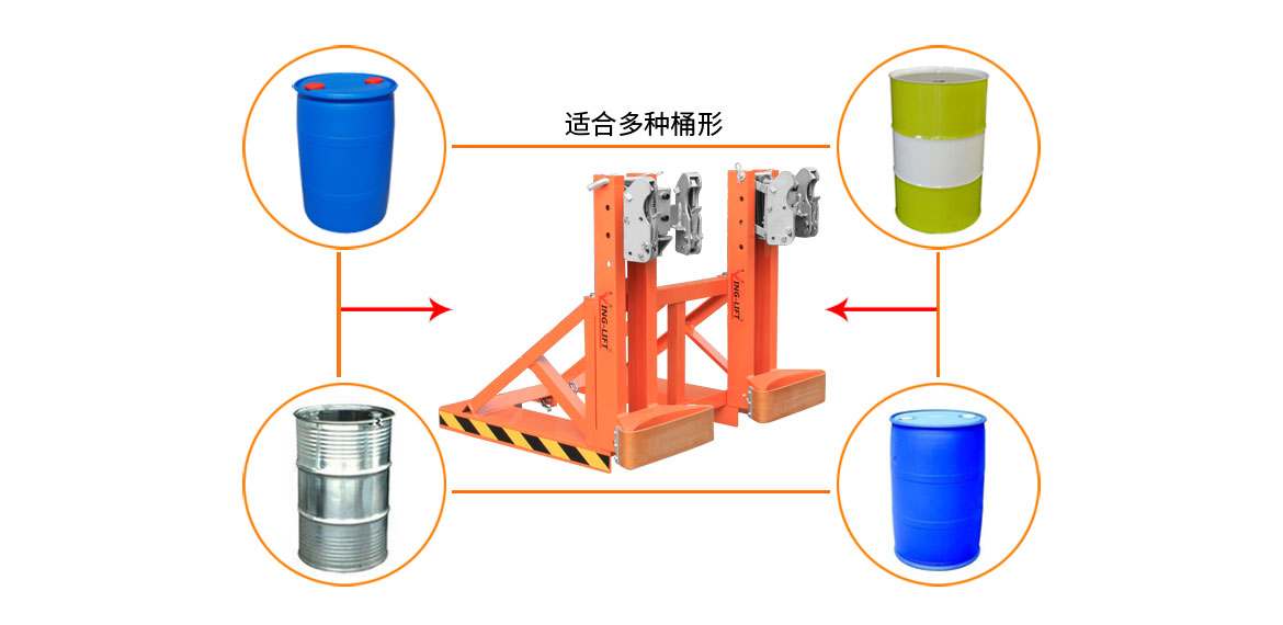 雙鷹嘴雙桶油桶夾具