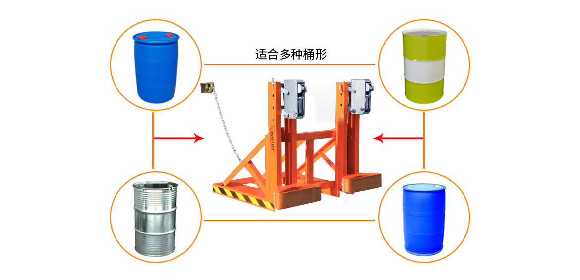 雙鷹嘴雙桶油桶夾具