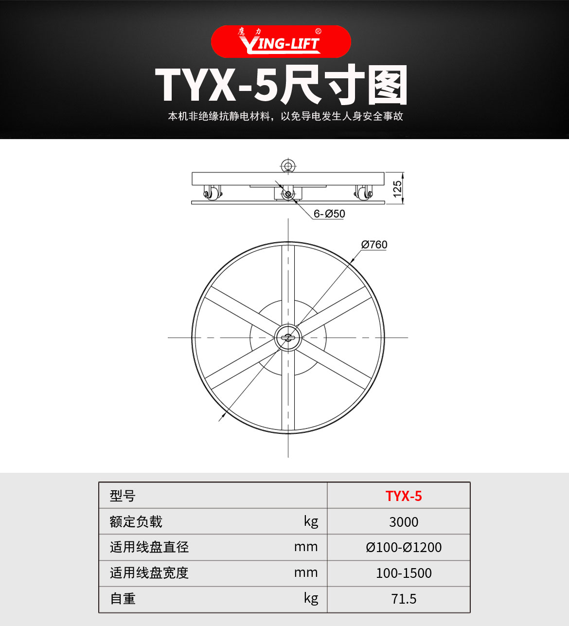 臥式放線架