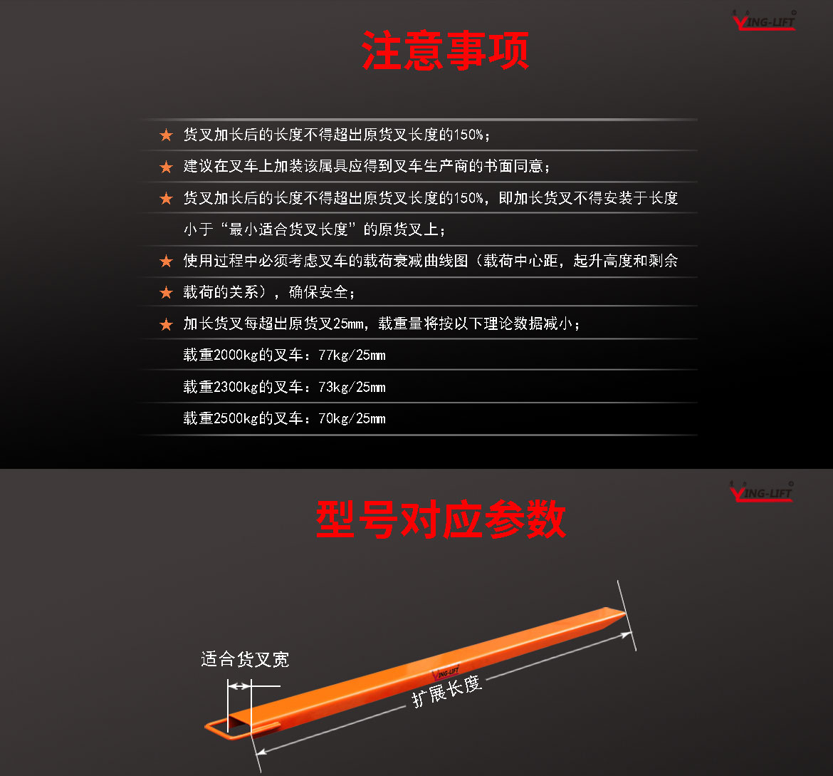 加長貨叉