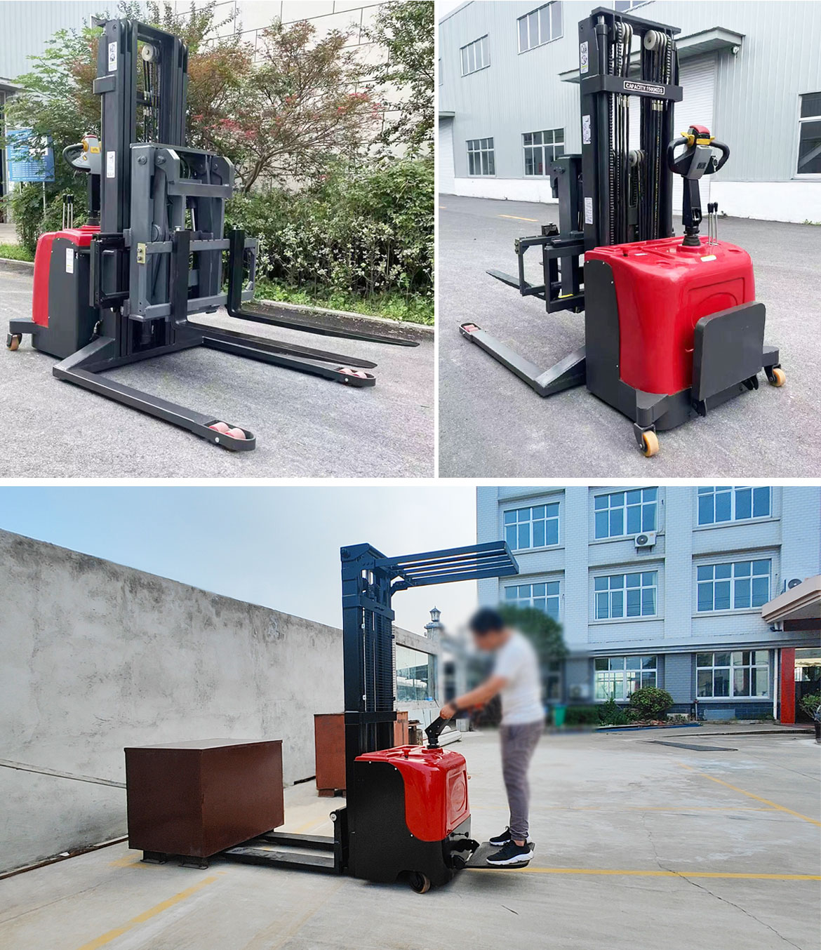 全電動(dòng)站駕式堆高車